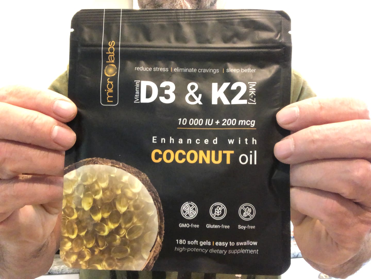 Customer photo review of High-Potency Vitamin D3 & K2