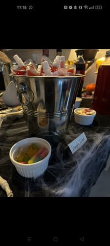 Customer photo review of Halloween Murder Mystery Game Kit - Vampire Ball