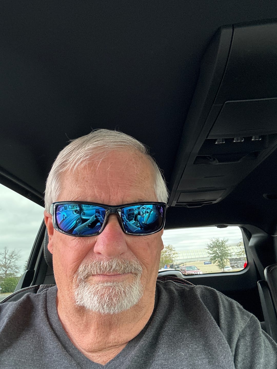 Customer photo review of Backyard - Polarized Colorful Sports Wrap Blue Translucent (Ice Blue Mirror)