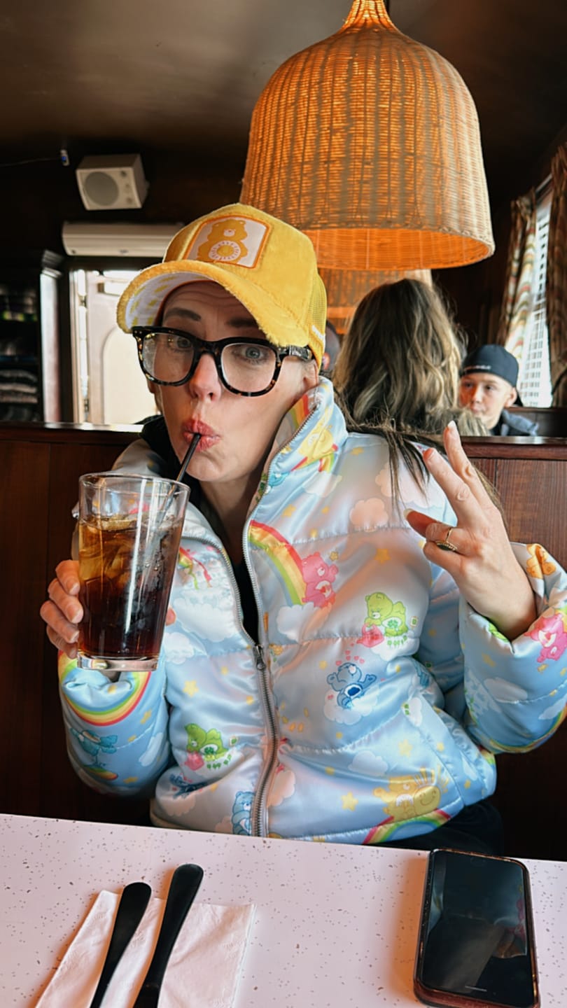 Customer photo review of OVERLORD X Care Bears:  Funshine Bear Trucker Cap