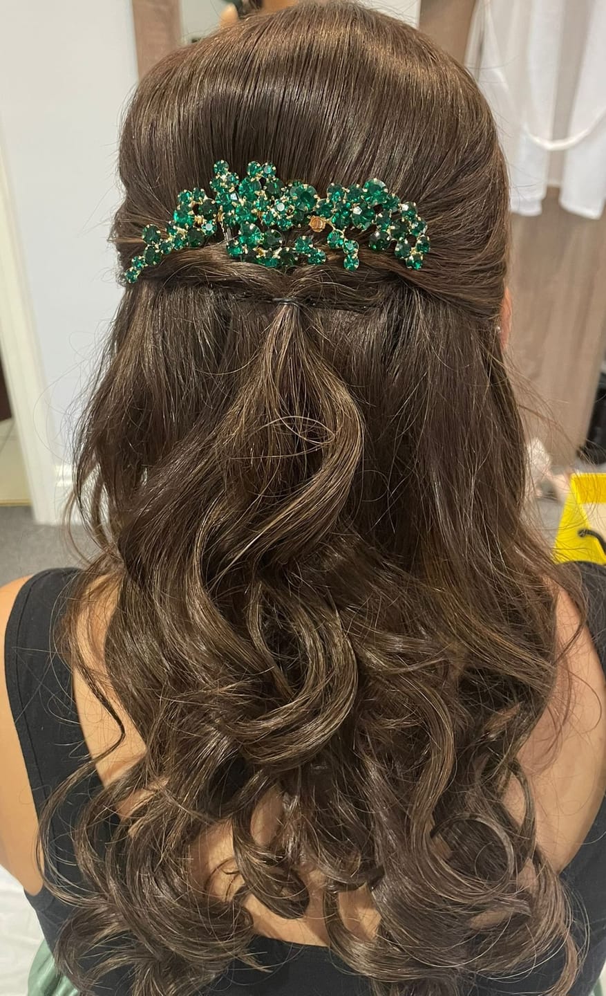 Customer photo review of Stranded 14" Seamless Five Piece Clip-in Human Hair Extension (95g) #2/5 Azalea