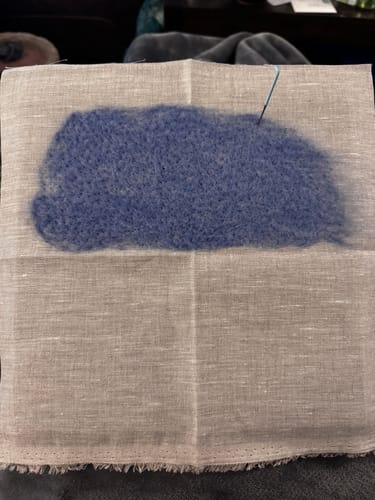 Customer photo review of Grazing Sheep Needle Felting Kit