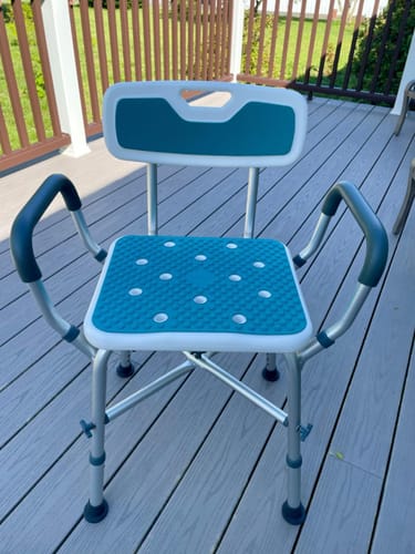 Customer photo review of Shower Chair (450lb)