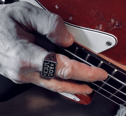 Customer photo review of Fuck You Star Ring