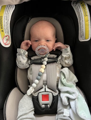 Customer photo review of The BUBIE Orthodontic Pacifier + Teether Ring