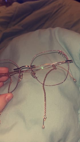 Customer photo review of Aurora Eyeglasses