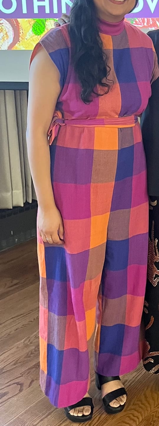 Customer photo review of COMFY JUMPER | AURORA CHEX