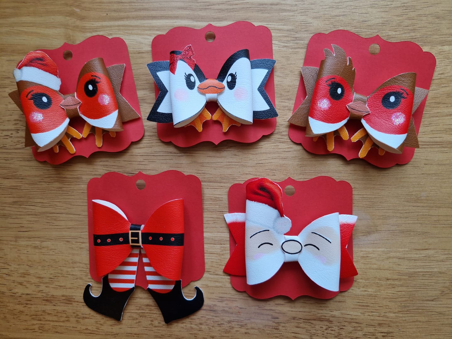 Customer photo review of Elf Arrival or Return Embroidered Letter Envelopes