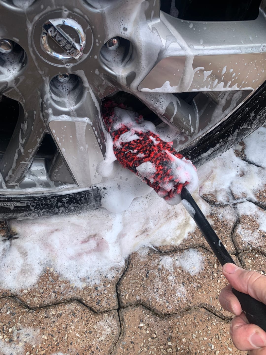 Customer photo review of Wheel Woolie Brush Set of 3