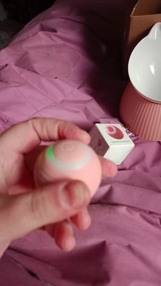 Customer photo review of Cat Interactive Electronic Automatic Rolling Magic Ball Toy: Self-moving Kitten Electric Ball for Cat Training