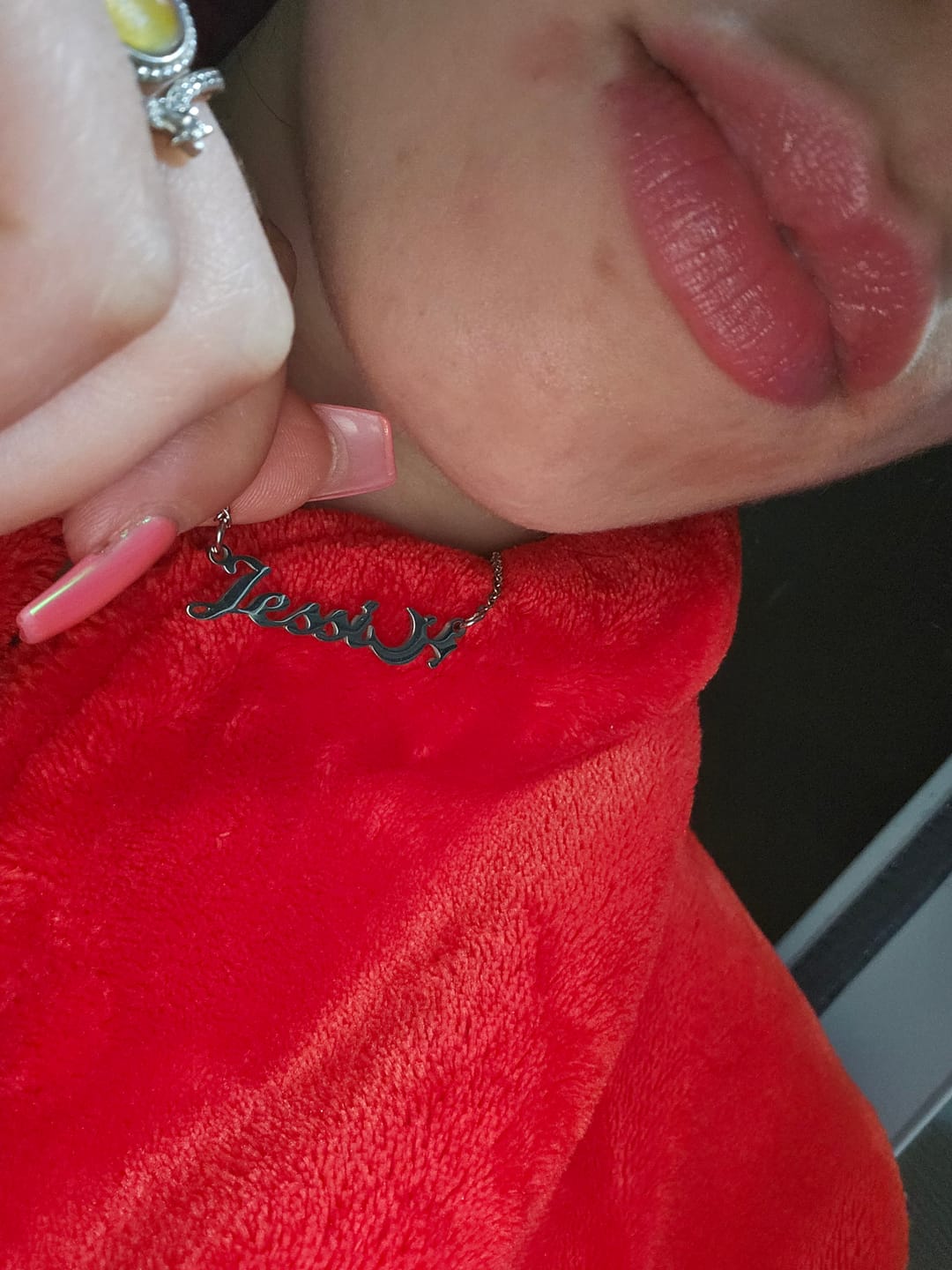Customer photo review of Personalized Original Name Necklace