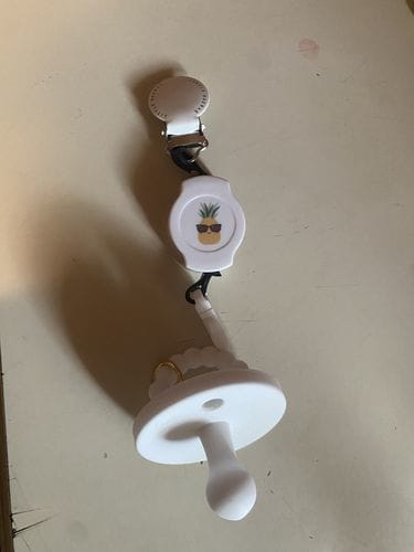 Customer photo review of 4-Pack RetractaClip (Retractable Pacifier Clip) Bundle Deal