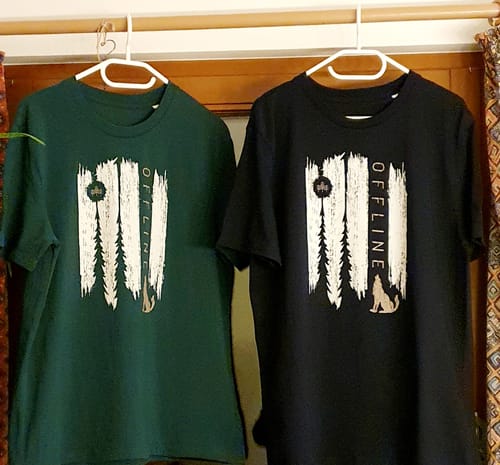 Customer photo review of Wolf-Offline - Bio Herren Shirt