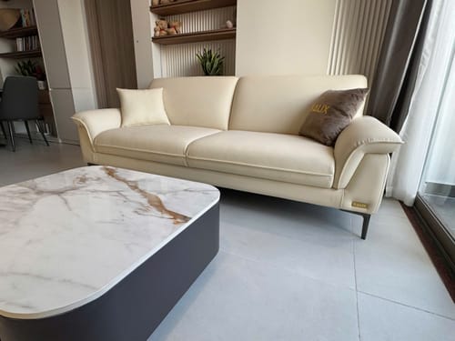 Customer photo review of Sofa văng da sang trọng AXE tựa liền