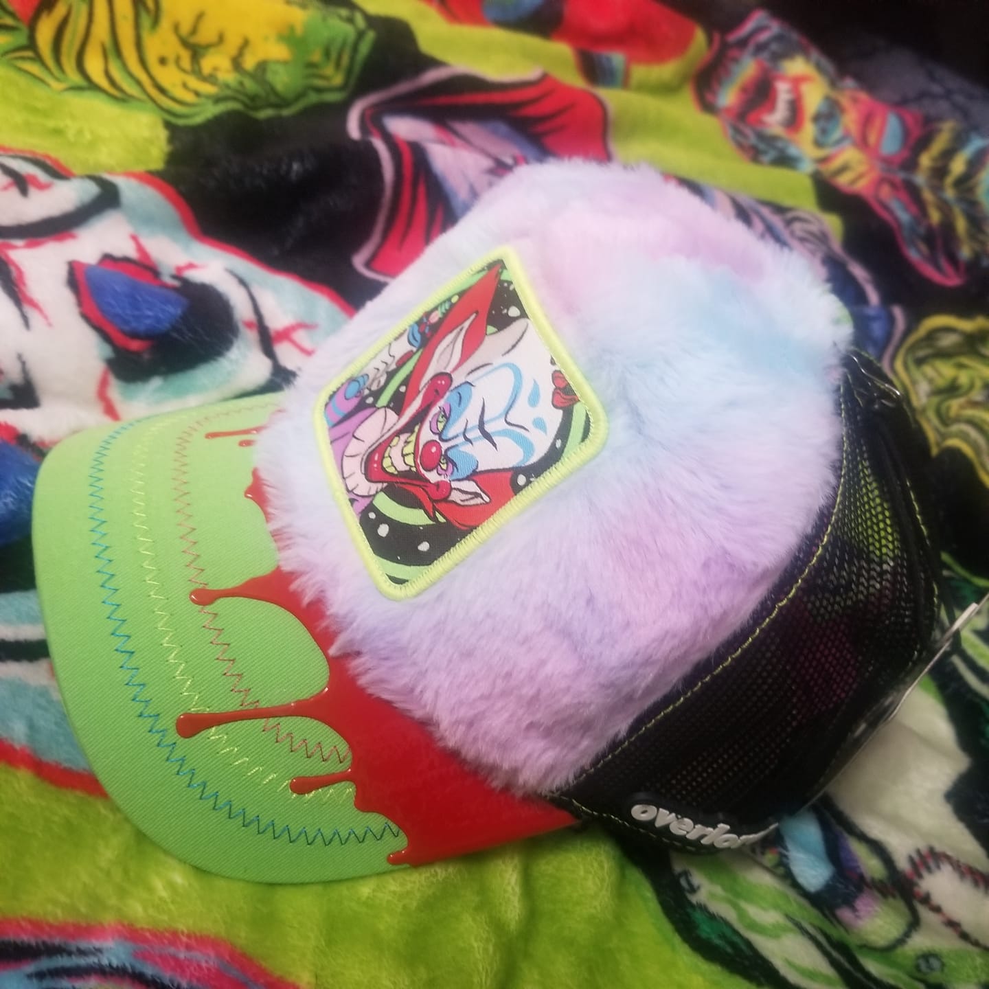 Customer photo review of OVERLORD X Killer Klowns: Slim Trucker Cap