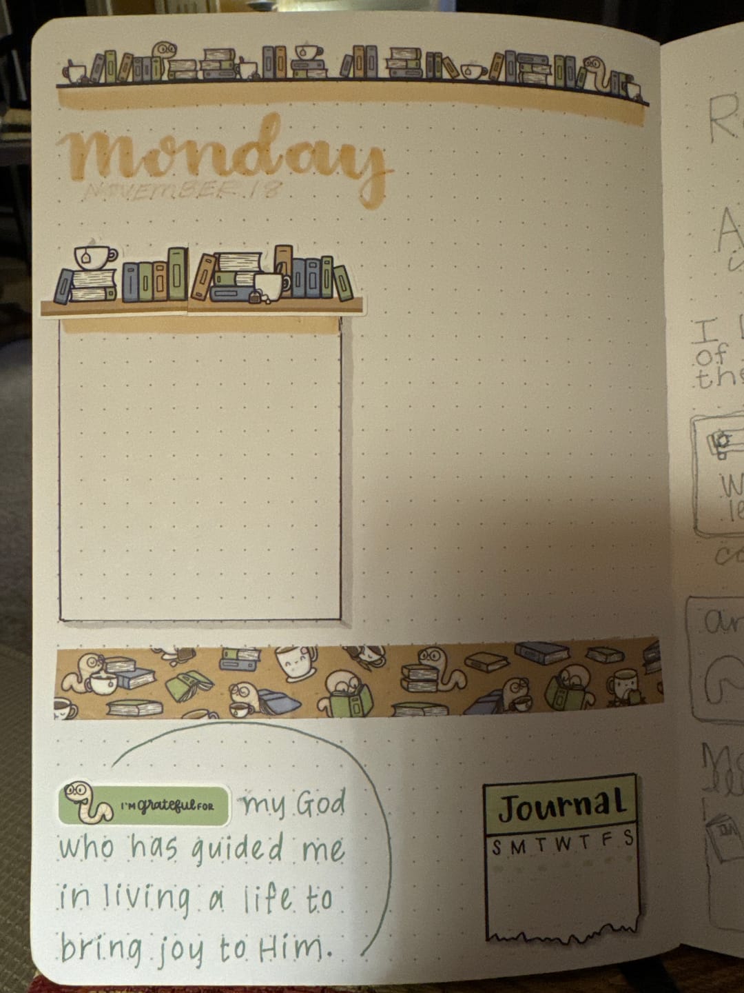 Customer photo review of (Pre-order) Cozy Bookworm Washi Tapes (Set of 2)