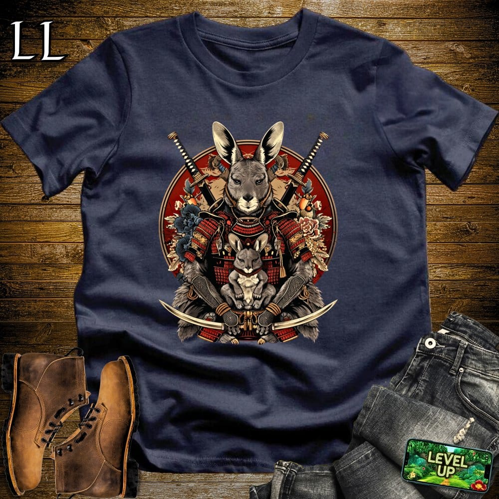 Customer photo review of Kangaroo Samurai Softstyle Tee