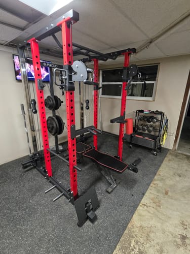 Customer photo review of K7 All-In-One Power Rack Functional Trainer