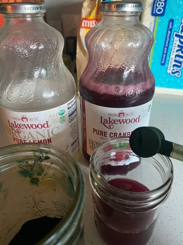 Customer photo review of Organic Spirulina Powder