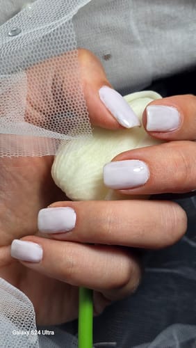 Customer photo review of Gel Polish Rubber Base Coat, Didier Lab, Light White, 10 ml
