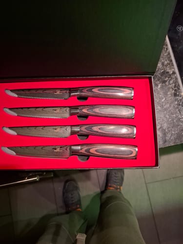 Customer photo review of Asiatisches Steak-Messerset