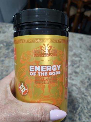 Customer photo review of Energy of The Gods - Ultimate High Stim Pre Workout