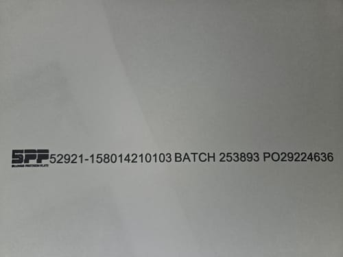 Customer photo review of PrintPeak Handheld Inkjet Printer for Multi-Surface Printing (2 size options)