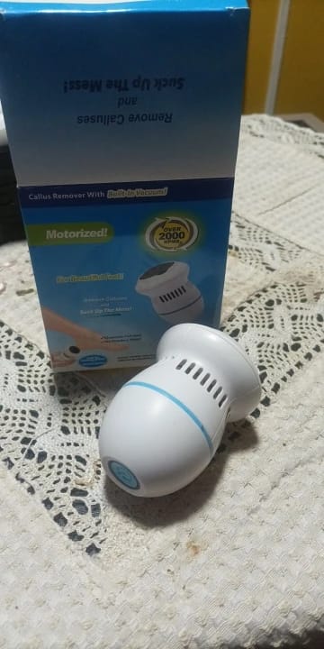 Customer photo review of Removedor de callos eléctrico recargable