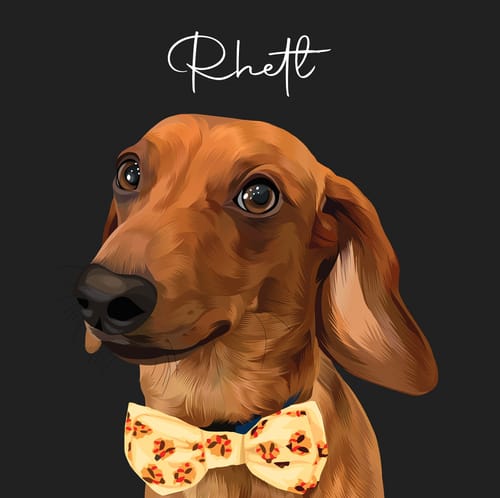 Customer photo review of Pet Art Canvas Wrap