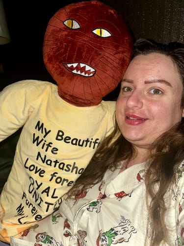 Customer photo review of Turn Kid's Drawings into Plushies