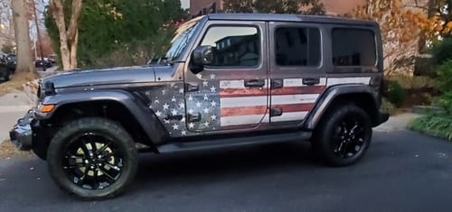 Customer photo review of MEK Removable Trail Armor: JLU