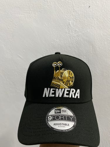 Customer photo review of 9FORTY A-Frame New Era x One Piece Gear 5 Golden Den Den Mushi Black Adjustable