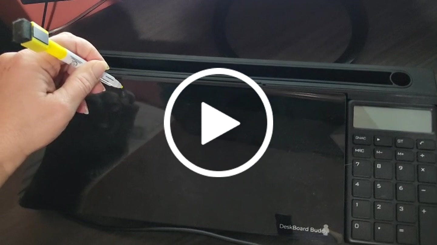 Customer video review of Dry Erase Markers (For White DeskBoard Buddy)