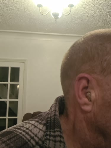 Customer photo review of Nano Hearing Amplifiers, with Wireless Charging Case