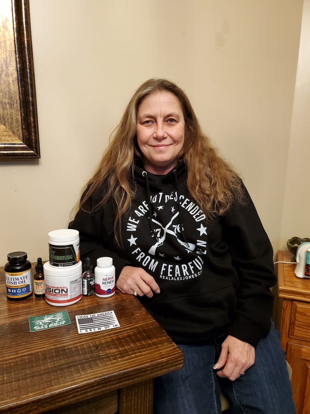 Customer photo review of Alex Jones Was Right Decal