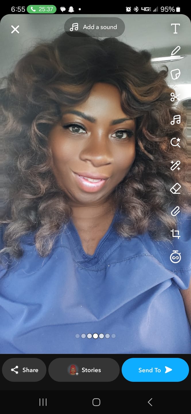 Customer photo review of Sensationnel Dashly Full Wig - UNIT 20