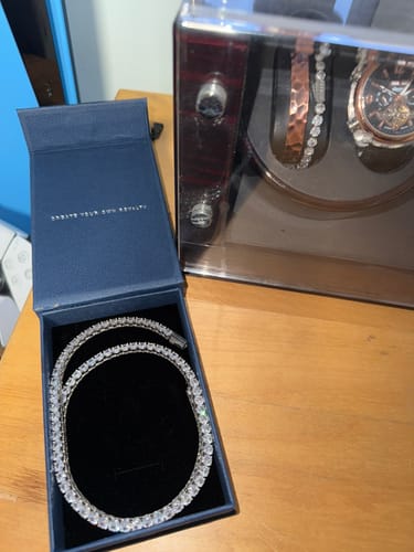 Customer photo review of Tennis Set (White Gold) 5mm Set