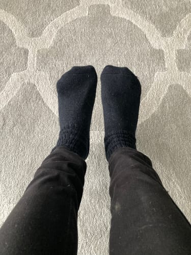 Customer photo review of J.B. Field's Casual "Wool Weekender" 96% Merino Wool Sock