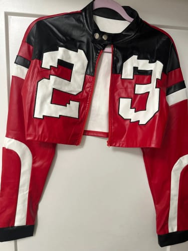 Customer photo review of Varsity Jacket