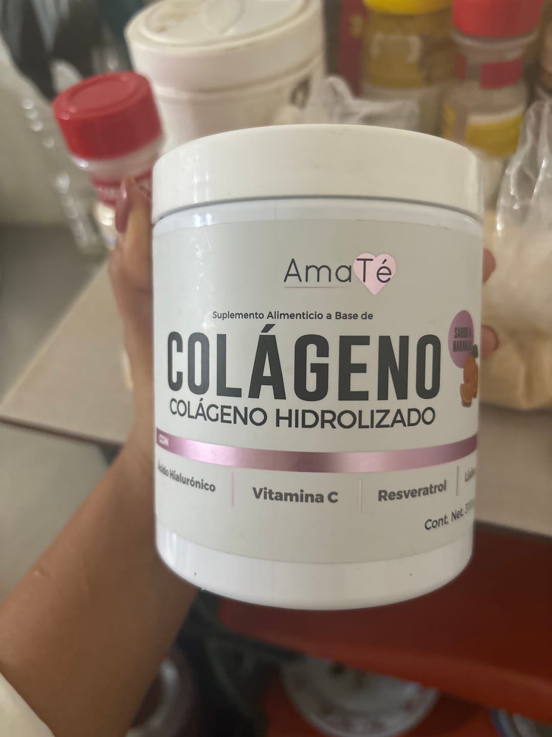 Customer photo review of Colágeno