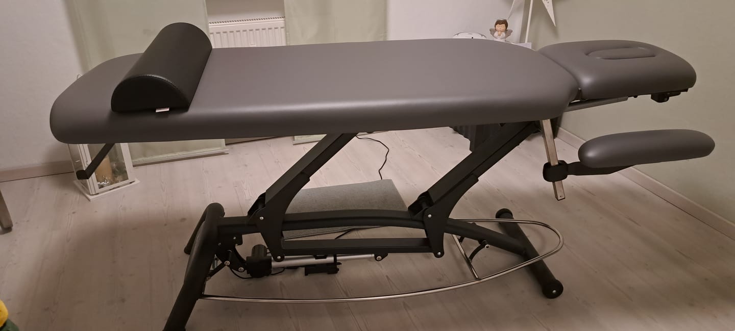 Customer photo review of Frottee Bezug für Therapieliegen Agila 4 Grau