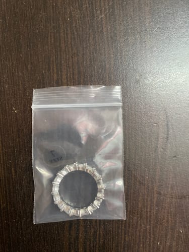 Customer photo review of MINI HEARTS RING - Fine Silver