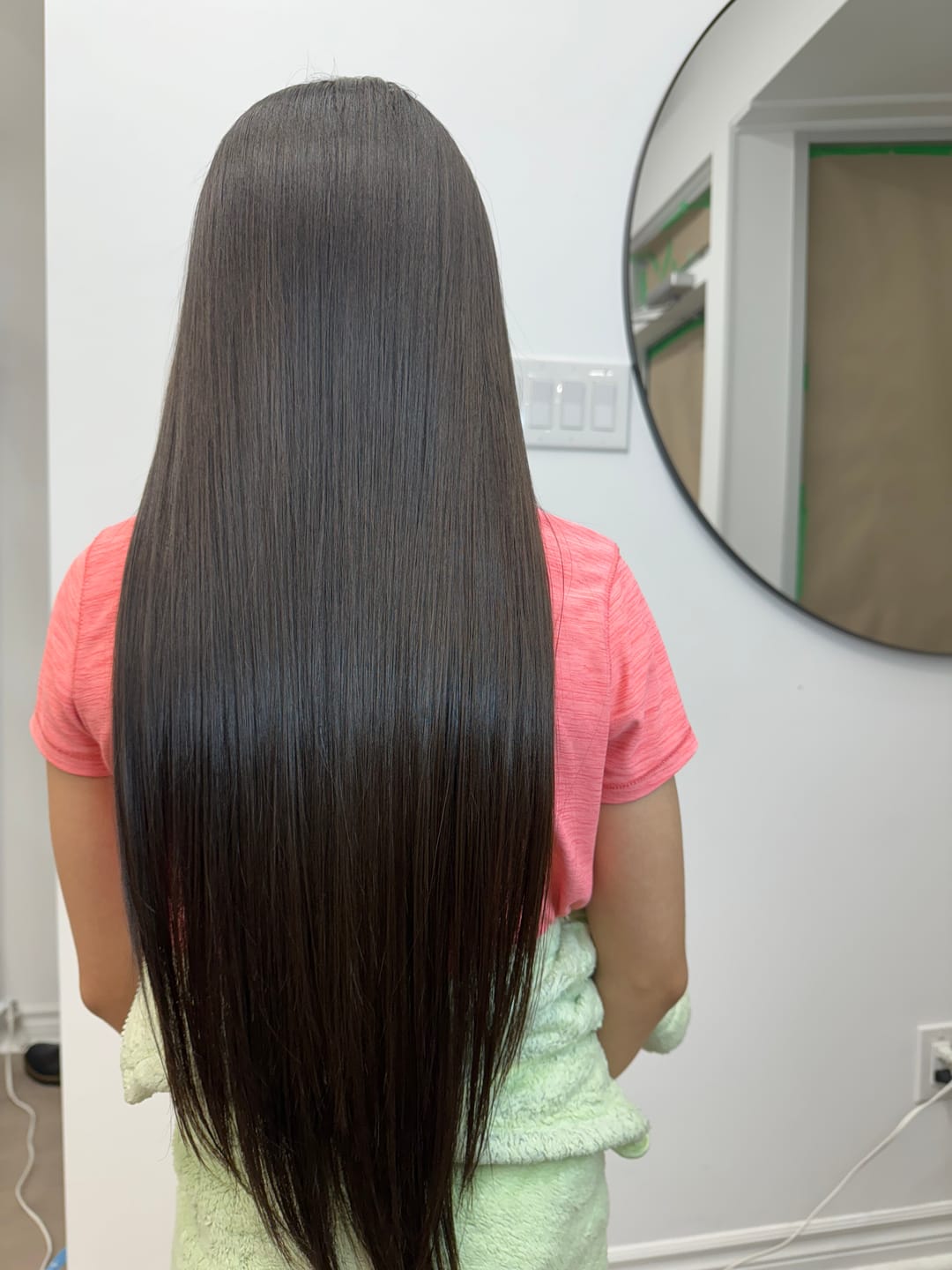 Customer photo review of Richée Nanobtx Repair Deep Hair Mask 1Kg / 35.27 fl oz