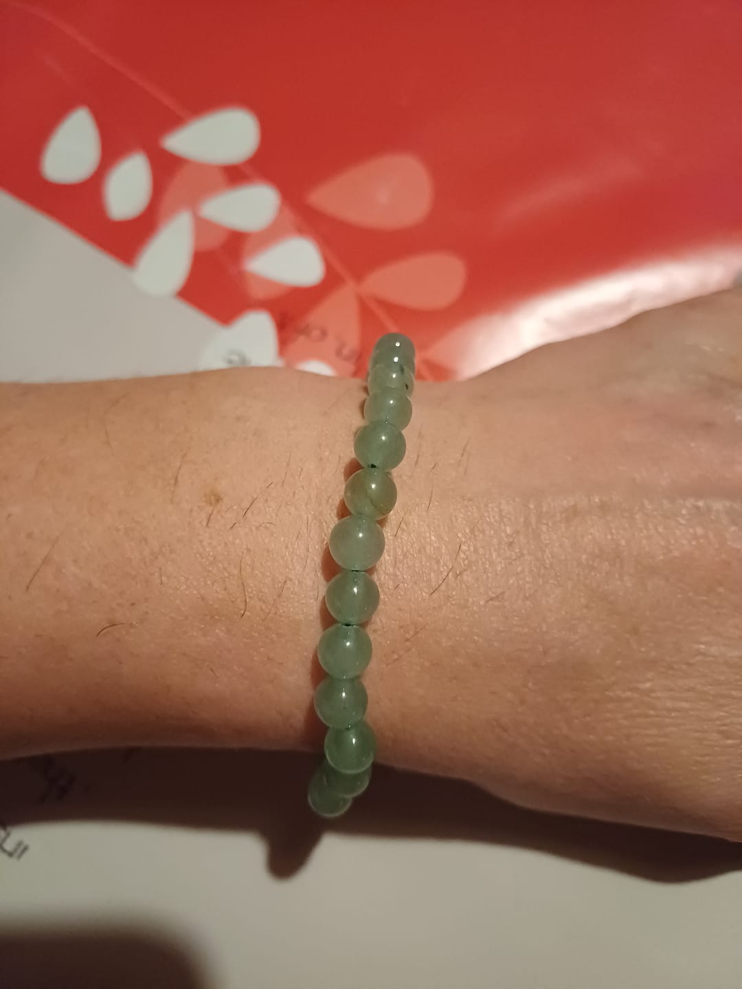 Customer photo review of Bracelet Aventurine 6mm