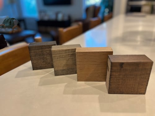 Customer photo review of Color Samples for Pine Products