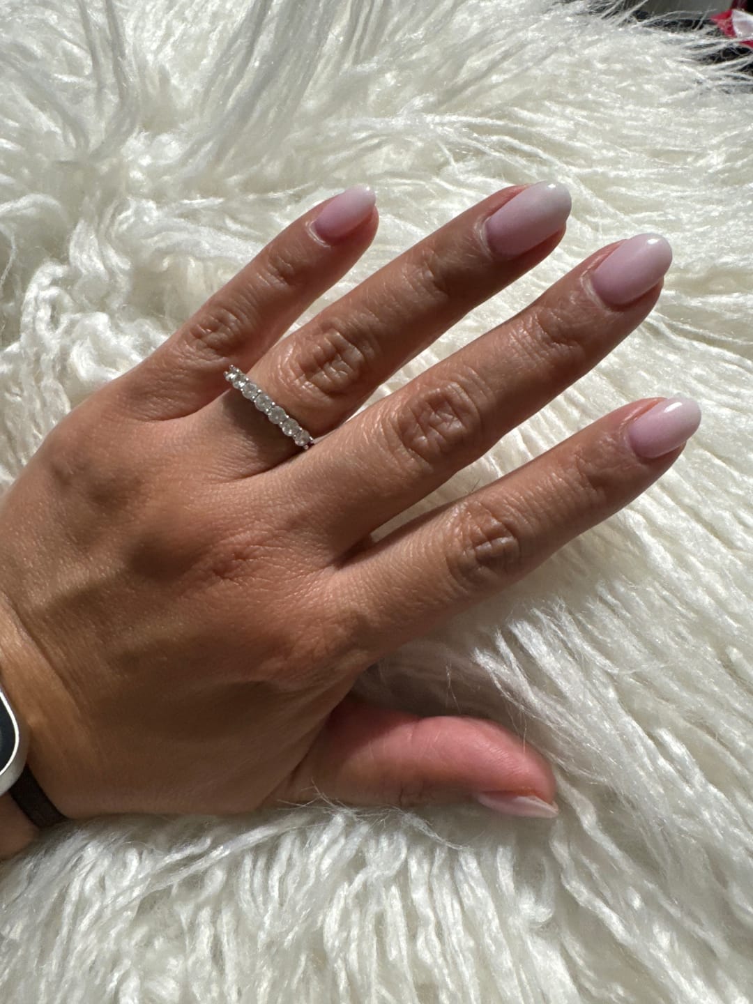 Customer photo review of The Eve Sapphire Engagement Ring