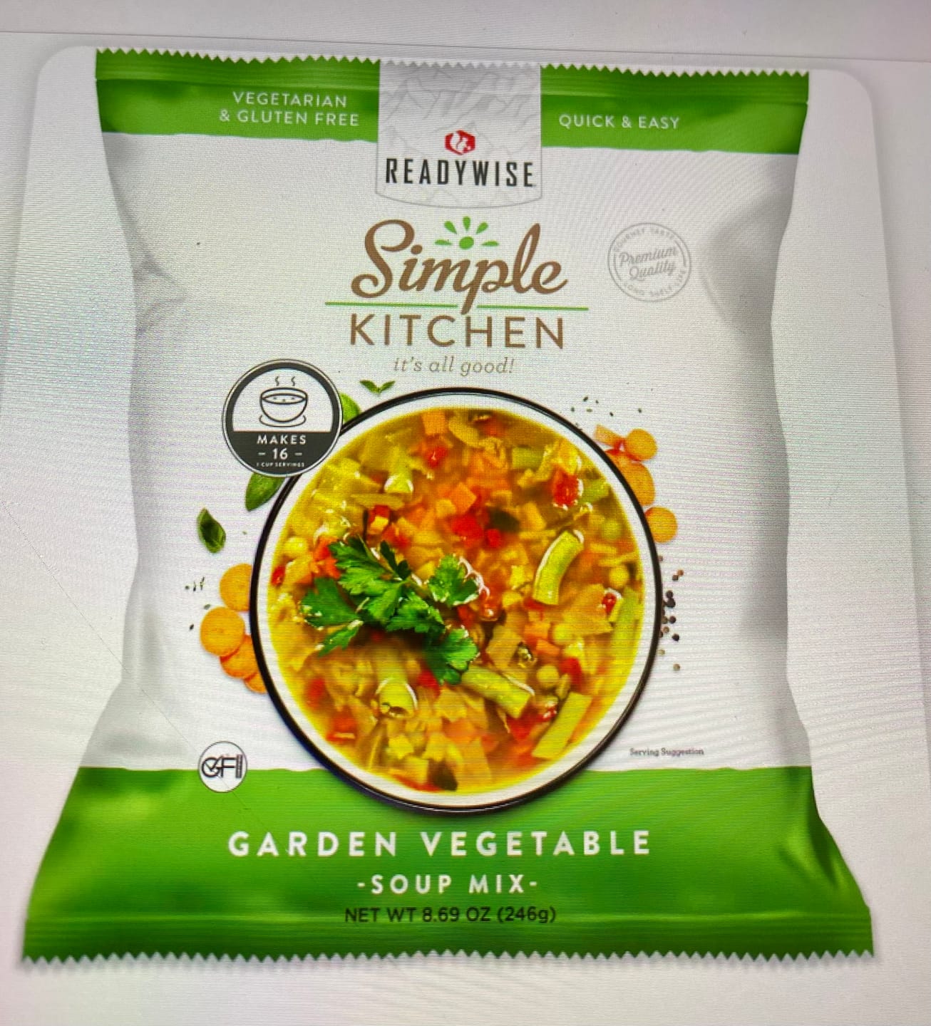 Customer photo review of Garden Vegetable Soup Mix - 16 Servings per Pouch