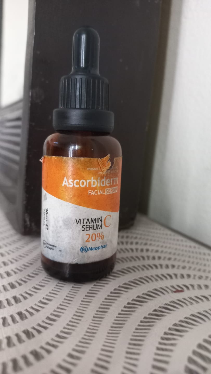 Customer photo review of Ascorbiderm Vitamin C Facial Serum 20%