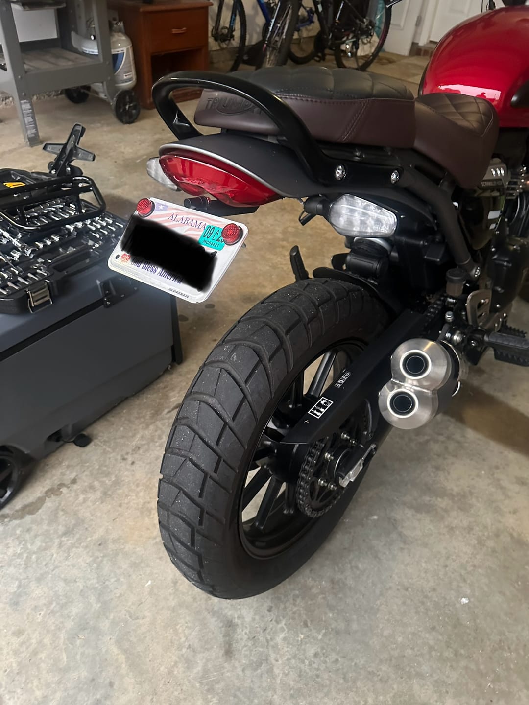 Customer photo review of Triumph Speed 400 & Scrambler 400 Plug & Play Tail Tidy Kit