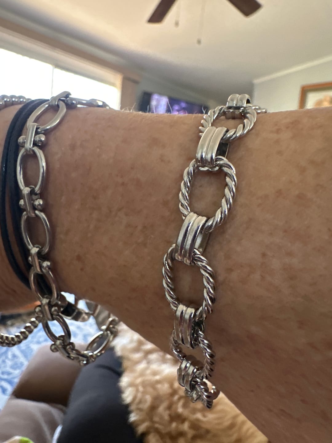 Customer photo review of Laurie Stainless Steel Bracelet